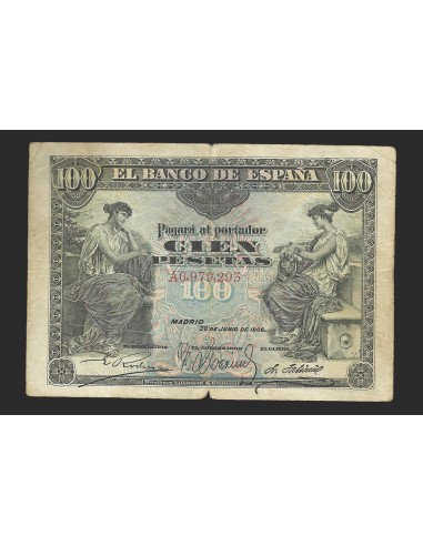 ALFONSO XIII, 100 pesetas 1906