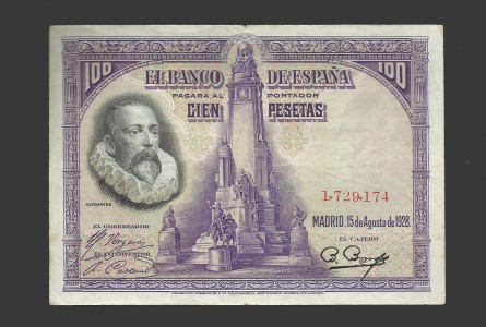ALFONSO XIII 100 PESETAS 1928