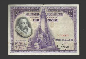 ALFONSO XIII 100 PESETAS 1928