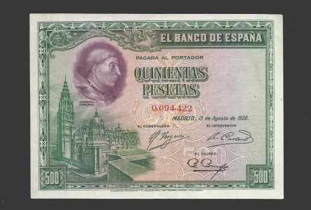 ALFONSO XIII 500 PESETAS 1928