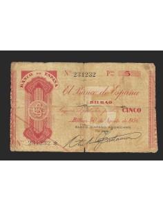 II REPÚBLICA BILBAO 5 PESETAS 