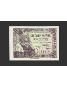 ESTADO ESPAÑOL 1 PESETA 1945 SIN SERIE