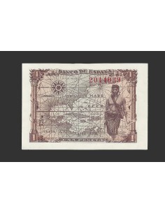 ESTADO ESPAÑOL 1 PESETA 1945 SIN SERIE 2