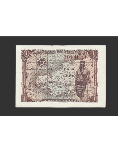 ESTADO ESPAÑOL 1 PESETA 1945 SIN SERIE