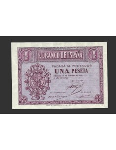 ESTADO ESPAÑOL 1 PESETA 1937 SERIE B