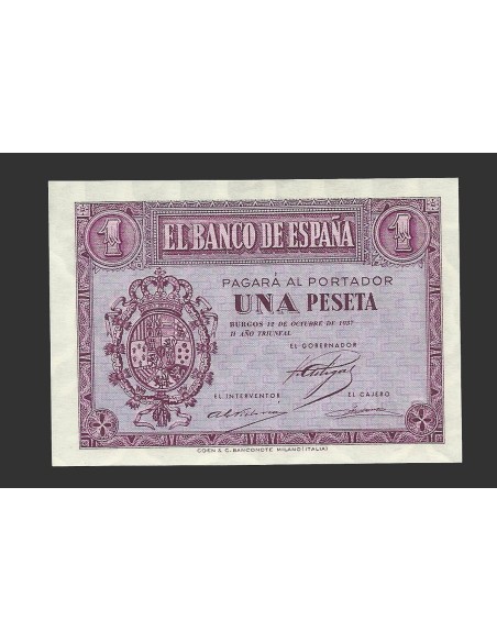 ESTADO ESPAÑOL 1 PESETA 1937 SERIE B