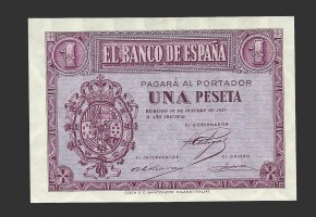 ESTADO ESPAÑOL 1 PESETA 1937 SERIE B