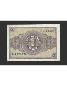 ESTADO ESPAÑOL 1 PESETA 1937 SERIE B 2