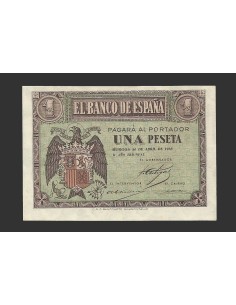 ESTADO ESPAÑOL 1 PESETA 30-04-38 SERIE D