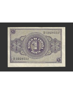 ESTADO ESPAÑOL 1 PESETA 30-04-38 SERIE D 2