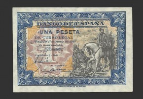 ESTADO ESPAÑOL 1 PESETA 01-06-40 SERIE B