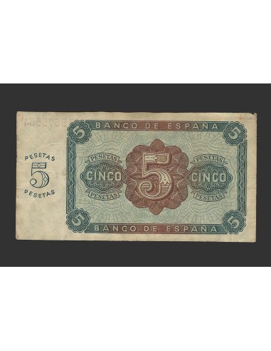 ESTADO ESPAÑOL 5 PESETAS 1938