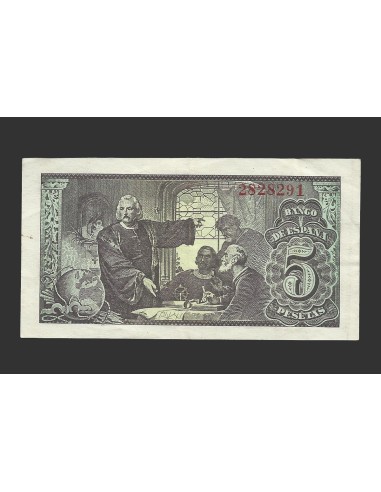 ESTADO ESPAÑOL 5 PESETAS 1943 SIN SERIE