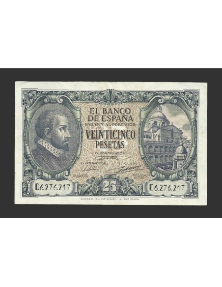 ESTADO ESPAÑOL 25 PESETAS 1940 SERIE F