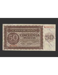 ESTADO ESPAÑOL 50 PESETAS 1936 SERIE Q
