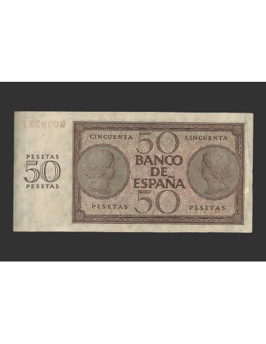 ESTADO ESPAÑOL 50 PESETAS 1936 SERIE Q