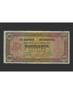 ESTADO ESPAÑOL 25 PESETAS 1938 SERIE C