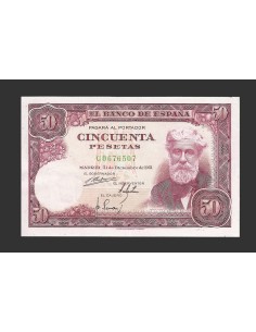 ESTADO ESPAÑOL 50 PESETAS 1951 SERIE C