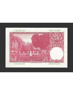 ESTADO ESPAÑOL 50 PESETAS 1951 SERIE C 2