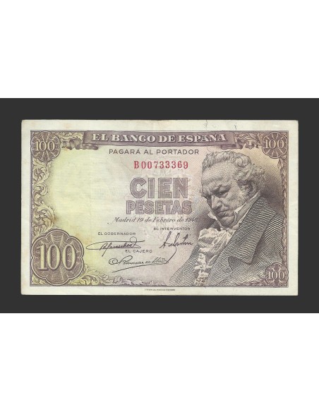 ESTADO ESPAÑOL 100 PESETAS 1946 SERIE B