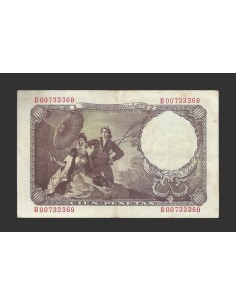 ESTADO ESPAÑOL 100 PESETAS 1946 SERIE B 2