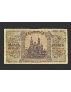 ESTADO ESPAÑOL 500 PESETAS 1938 SERIE A 2