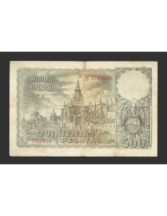 ESTADO ESPAÑOL 500 PESETAS 21-10-1940 2