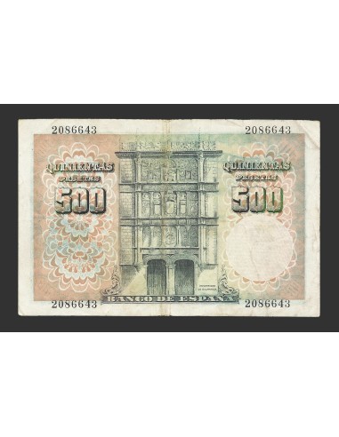 ESTADO ESPAÑOL 500 PESETAS 1946 SIN SERIE