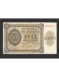 ESTADO ESPAÑOL 1000 PESETAS 1936 SERIE A