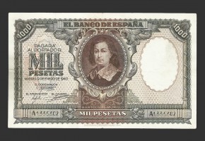 ESTADO ESPAÑOL 1000 PESETAS 09-01-1940 SERIE A