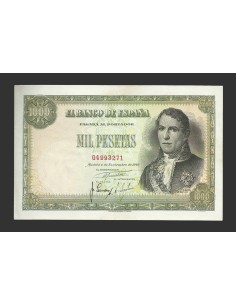 ESTADO ESPAÑOL 1000 PESETAS 1949 SIN SERIE