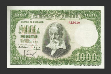 ESTADO ESPAÑOL 1000 PESETAS 1951 SIN SERIE