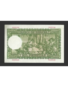 ESTADO ESPAÑOL 1000 PESETAS 1951 SIN SERIE 2