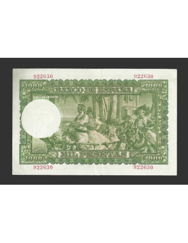 ESTADO ESPAÑOL 1000 PESETAS 1951 SIN SERIE