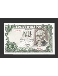 ESTADO ESPAÑOL 1000 PESETAS 1971 SIN SERIE