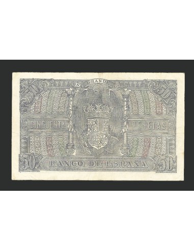 ESTADO ESPAÑOL 50 PESETAS 1940 SERIE D
