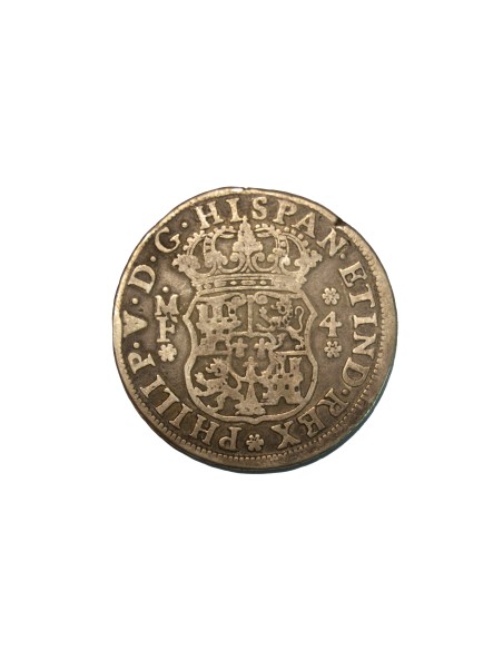 FELIPE V 1739 4 Reales Mexico M.F.