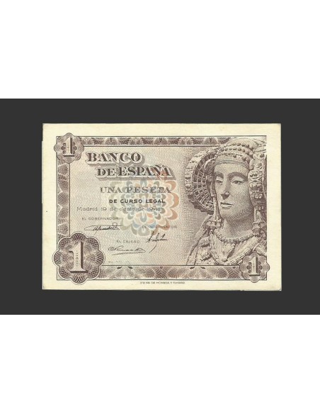 ESTADO ESPAÑOL 1 PESETA 1948 SIN SERIE
