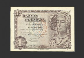 ESTADO ESPAÑOL 1 PESETA 1948 SIN SERIE