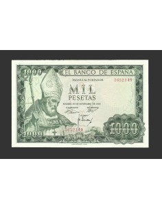 ESTADO ESPAÑOL 1000 PESETAS 1965 SIN SERIE