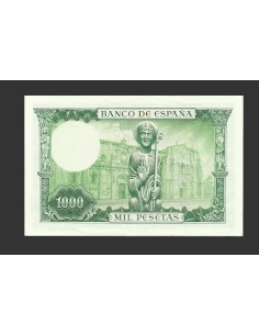 ESTADO ESPAÑOL 1000 PESETAS 1965 SIN SERIE 2