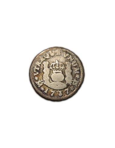 FELIPE V 1737 1/2 Real Mexico M.F.