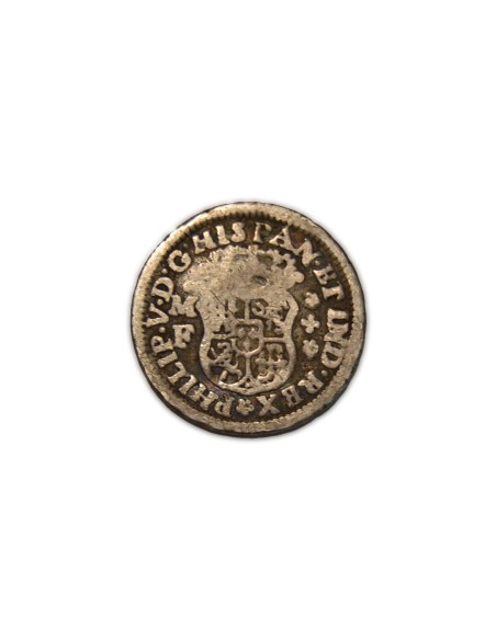 FELIPE V 1741 1/2 Real Mexico M.F.
