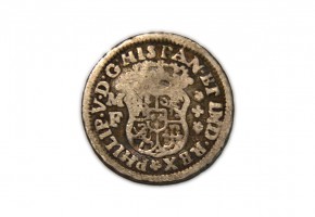 FELIPE V 1741 1/2 Real Mexico M.F.