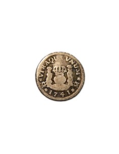 FELIPE V 1741 1/2 Real Mexico M.F. 2