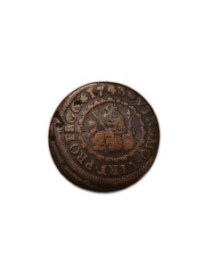 FELIPE V 1743 4 Maravedís Segovia 2