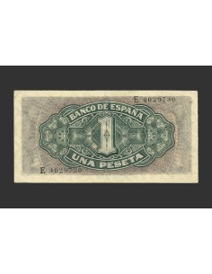 ESTADO ESPAÑOL 1 PESETA 04-09-40 SERIE E 2