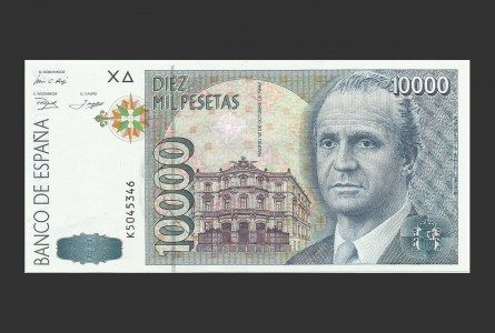 JUAN CARLOS I 10000 PESETAS 1992 SERIE K