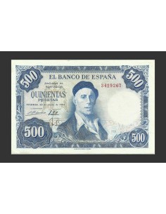 ESTADO ESPAÑOL 500 PESETAS 1954 SIN SERIE