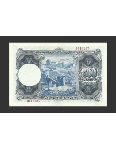 ESTADO ESPAÑOL 500 PESETAS 1954 SIN SERIE 2